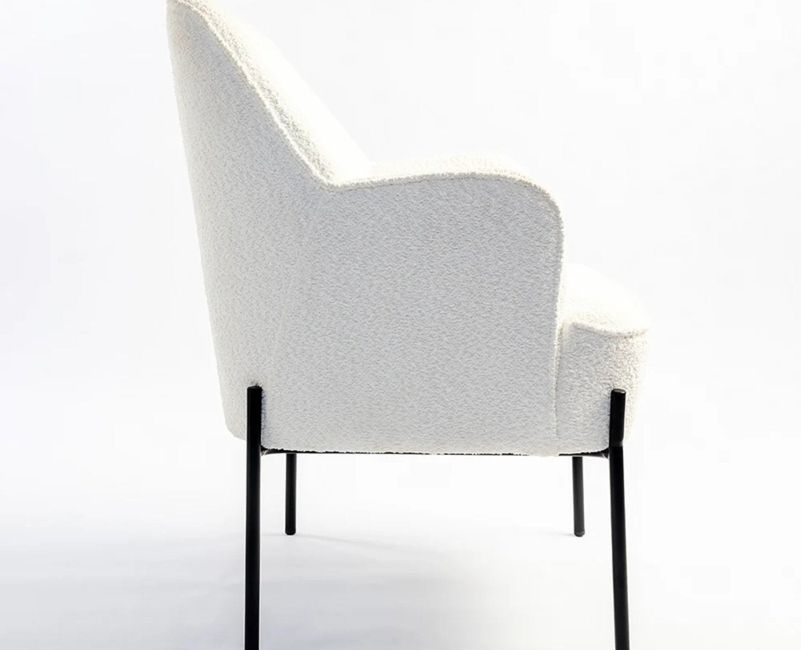 Walden Cotton Armchair - Dining Chair - Furniselan - White