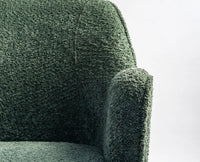 Walden Cotton Armchair - Dining Chair - Furniselan -  Dark-Green