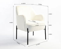 Walden Cotton Armchair - Dining Chair - Furniselan - White