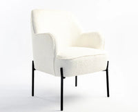 Walden Cotton Armchair - Dining Chair - Furniselan - White