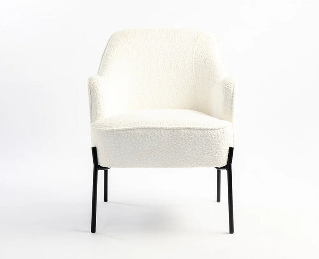 Walden Cotton Armchair - Dining Chair - Furniselan - White
