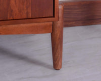 Wellington Solid Wood Bar Cabinet - Bar Cabinet - Furniselan- Brown Finish