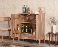 Wellington Solid Wood Bar Cabinet - Bar Cabinet - Furniselan