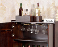 Wellington Solid Wood Bar Cabinet - Bar Cabinet - Furniselan