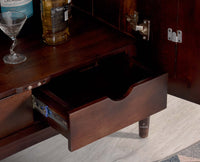 Wellington Solid Wood Bar Cabinet - Bar Cabinet - Furniselan