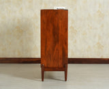 Wellington Solid Wood Bar Cabinet - Bar Cabinet - Furniselan- Brown Finish