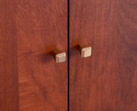 Wellington Solid Wood Bar Cabinet - Bar Cabinet - Furniselan- Brown Finish