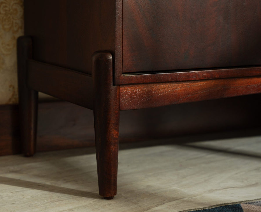 Wellington Solid Wood Bar Cabinet - Bar Cabinet - Furniselan Grey-Finish