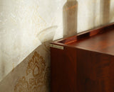 Wellington Solid Wood Bar Cabinet - Bar Cabinet - Furniselan- Brown Finish