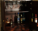 Wellington Solid Wood Bar Cabinet - Bar Cabinet - Furniselan Grey-Finish