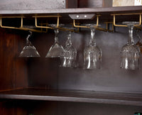 Wellington Solid Wood Bar Cabinet - Bar Cabinet - Furniselan