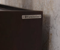 Wellington Solid Wood Bedside Table Two Drawer - Bedside Table - Furniselan - Grey-Finish