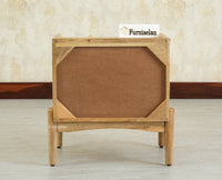 Wellington Solid Wood Bedside Table Two Drawer - Bedside Table - Furniselan -Natural Finish