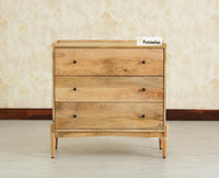 Wellington Solid Wood Chest of Drawer Furniselan-Natural Finish