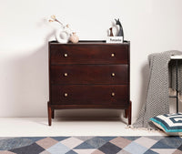 Wellington Solid Wood Chest of Drawer Furniselan-Grey-Finish