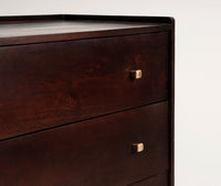 Wellington Solid Wood Chest of Drawer Furniselan-Grey-Finish