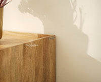 Wellington Solid Wood Chest of Drawer Furniselan-Natural Finish
