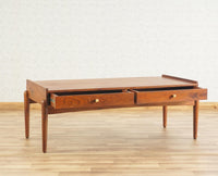 Wellington Solid Wood Coffee Table Furniselan - Brown-Finish