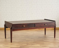 Wellington Solid Wood Coffee Table Furniselan - Grey-Finish