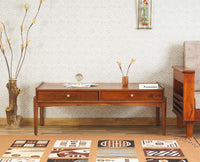 Wellington Solid Wood Coffee Table Furniselan - Brown-Finish