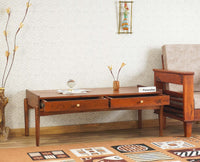 Wellington Solid Wood Coffee Table Furniselan - Brown-Finish