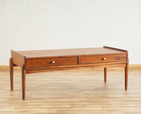 Wellington Solid Wood Coffee Table Furniselan - Brown-Finish