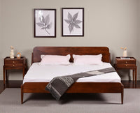 Wellington Solid Wood King Size Bed - King Size Bed - Furniselan