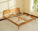 Wellington Solid Wood King Size Bed Natural Finish
