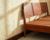 Wellington Solid Wood King Size Bed Brown Finish