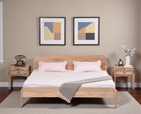 Wellington Solid Wood Queen Size Bed - Queen Size Bed - Furniselan