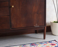 Wellington Solid Wood Sideboard Cabinet - Sideboard - Furniselan - Grey-Finish