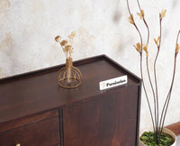 Wellington Solid Wood Sideboard Cabinet - Sideboard - Furniselan - Grey-Finish