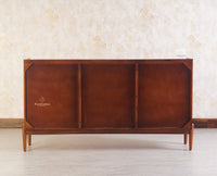 Wellington Solid Wood Sideboard Cabinet - Sideboard - Furniselan - Brown-Finish