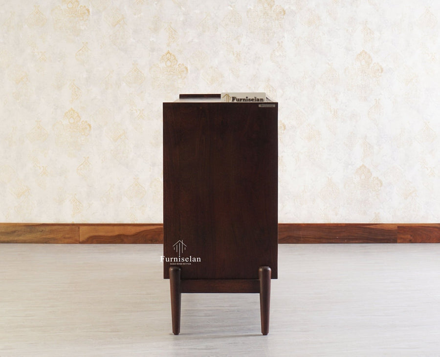 Wellington Solid Wood Sideboard Cabinet - Sideboard - Furniselan - Grey-Finish
