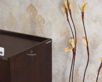 Wellington Solid Wood Sideboard Cabinet - Sideboard - Furniselan - Grey-Finish