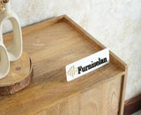 Wellington Solid Wood Sideboard Cabinet Two Door - Sideboard - Furniselan- Natural Finish