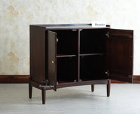 Wellington Solid Wood Sideboard Cabinet Two Door - Sideboard - Furniselan- Grey Finish