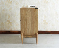Wellington Solid Wood Sideboard Cabinet Two Door - Sideboard - Furniselan- Natural Finish