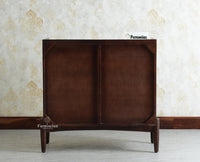 Wellington Solid Wood Sideboard Cabinet Two Door - Sideboard - Furniselan- Grey Finish