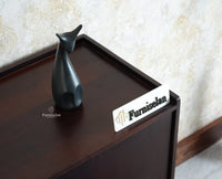Wellington Solid Wood Sideboard Cabinet Two Door - Sideboard - Furniselan- Grey Finish