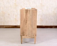 Wellington Solid Wood Sideboard Cabinet Two Door and Drawers - Sideboard - Furniselan - Natural-Finish