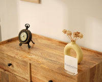 Wellington Solid Wood Sideboard Cabinet Two Door and Drawers natural finish