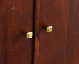 Wellington Solid Wood Sideboard Cabinet Two Door and Drawers - Sideboard - Furniselan - Brown Finish