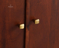 Wellington Solid Wood Sideboard Cabinet Two Door and Drawers - Sideboard - Furniselan - Brown Finish