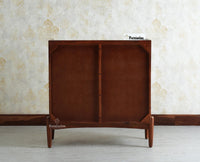 Wellington Solid Wood Sideboard Cabinet Two Door and Drawers - Sideboard - Furniselan - Brown Finish