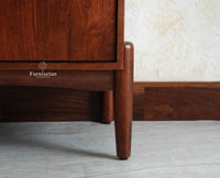Wellington Solid Wood Sideboard Cabinet Two Door and Drawers - Sideboard - Furniselan - Brown Finish
