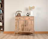 Wellington Solid Wood Sideboard Cabinet Two Door and Drawers