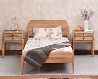 Wellington Solid Wood Single Size Bed - Single Size Bed - Furniselan