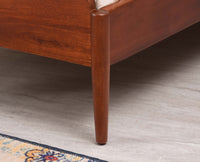 Wellington Solid Wood Single Size Bed - Single Size Bed - Furniselan Brown Finish