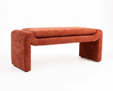 Wembley Cotton Bench Two seater Furniselan Light Brown